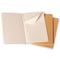 CAHIER PLAIN JOURNALS (SET OF 3) KRAFT - POCKET