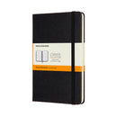 MOLESKINE JOURNAL RULED HARDCOVER, BLACK - MEDIUM