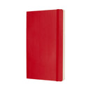 MOLESKINE JOURNAL RULED SOFT COVER, RED - LARGE