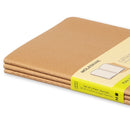 CAHIER PLAIN JOURNALS (SET OF 3) KRAFT - LARGE