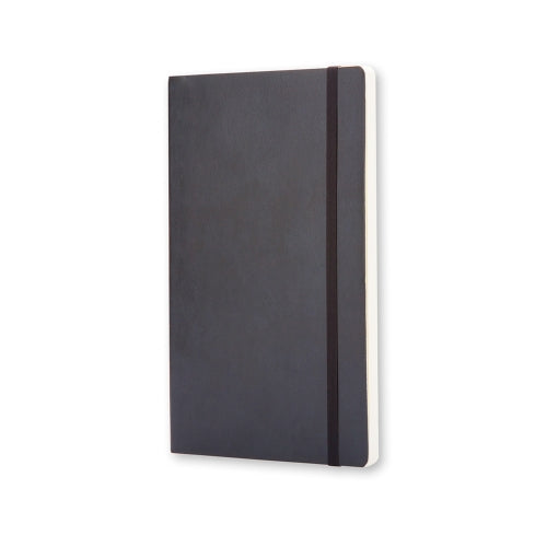 MOLESKINE JOURNAL PLAIN SOFTCOVER, BLACK - LARGE