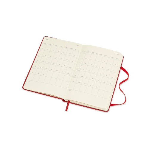 12 MONTH WEEKLY PLANNER: LARGE HARDCOVER, RED